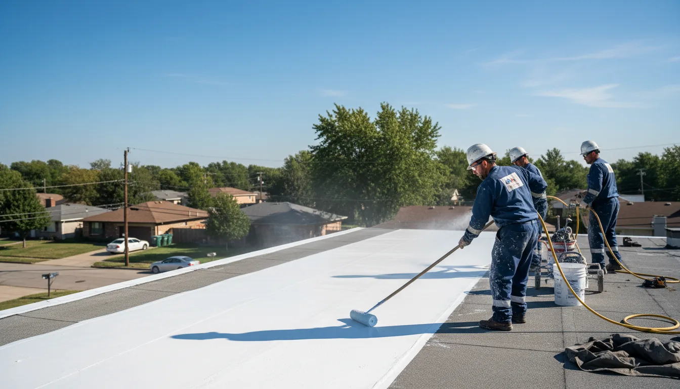 Commercial roof coating in Dodge, TX near me